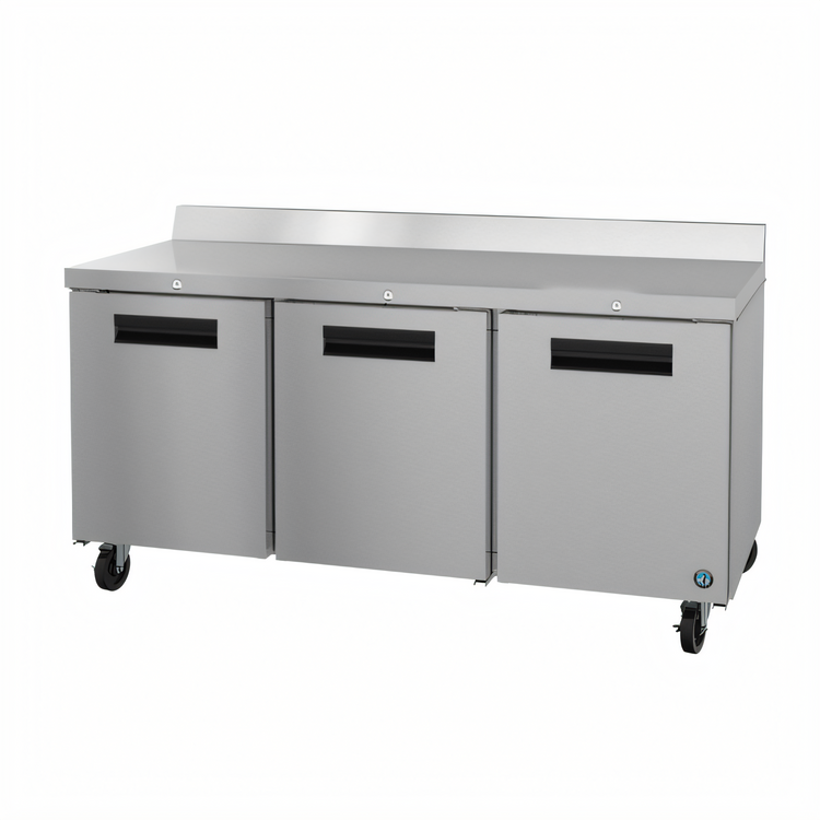 Product image #1 for Hoshizaki Steelheart 72-Inch Three-Section Worktop Refrigerator