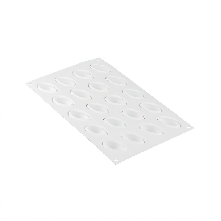 Product image #1 for Louis Tellier US CURVEQUENELL10 CurveFlex Pastry & Baking Molds Case of 10
