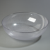 Thumbnail image #1 for Carlisle 33 Qt Clear Round Polycarbonate Pebbled Salad Bowl, 23 Inch Diameter