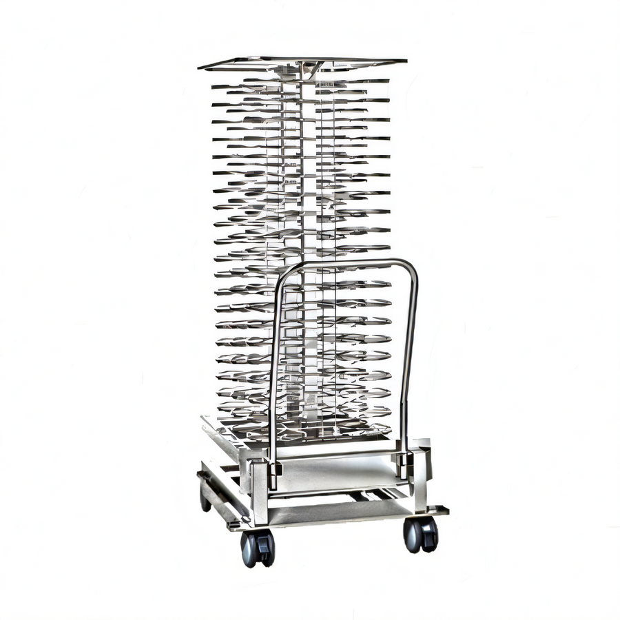 Product image #1 for RATIONAL Mobile Plate Rack Cart with Casters, 100 Plate Capacity for SCC 202/CMP 202 Series