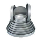 Thumbnail image #1 for American Metalcraft HC5111 11-Inch Straight-Sided Self-Stacking Solid Pizza Pan, 1-1/2-Inch-Deep, 14-Gauge Hard Coat Anodized Aluminum Case of 12