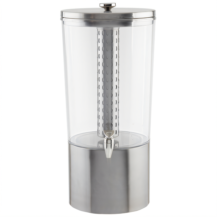 Product image #1 for TableCraft Upscale Single 4.5-Gallon Beverage Dispenser with Stainless Steel Base and Tritan Reservoir