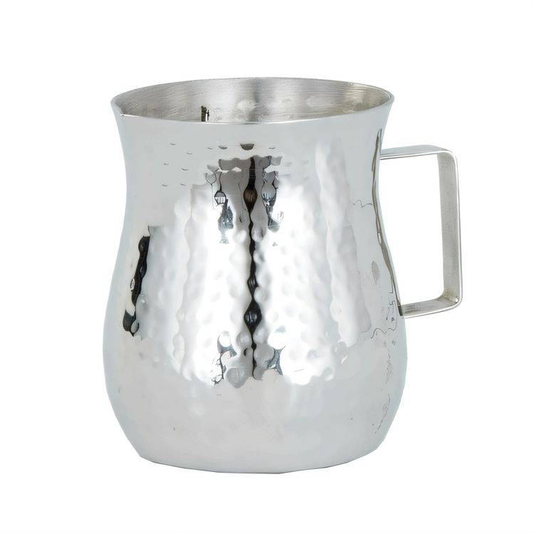 Product image #1 for American Metalcraft 2 oz Hammered Stainless Steel Bell Creamer