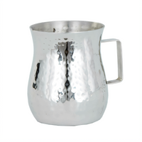 American Metalcraft 2 oz Hammered Stainless Steel Bell Creamer