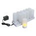 Thumbnail image #1 for Winco Rechargeable Flameless Tealight Candle Set with 12 Tealights