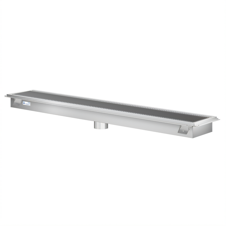 Product image #1 for KoolMore Commercial Stainless Steel Floor Trough Drain with Subway-Style Grating