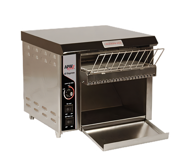 Product image #1 for APW Wyott AT Express Countertop Electric Conveyor Toaster, 300 Slices/Hour, 1-1/2 Inch Opening