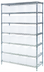 Thumbnail image #1 for Quantum Bin Wire Shelving System with 7 Shelves and 24 Clear Containers, 48