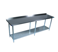 BK Resources VTTR-9630 Stainless Steel Prep Tables
