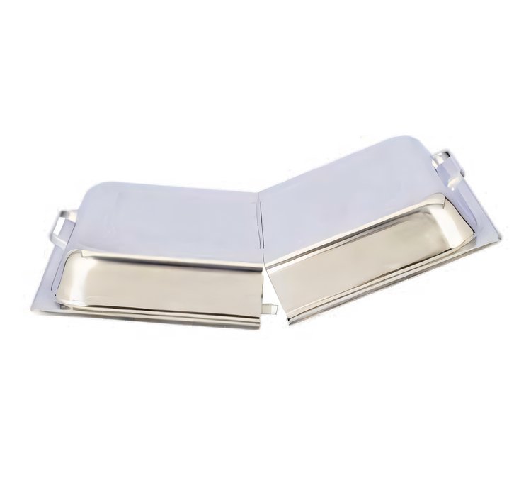Product image #1 for Full-Size 2-1/2-Inch High Hinged Dome Stainless Steel Steam Table Pan Cover