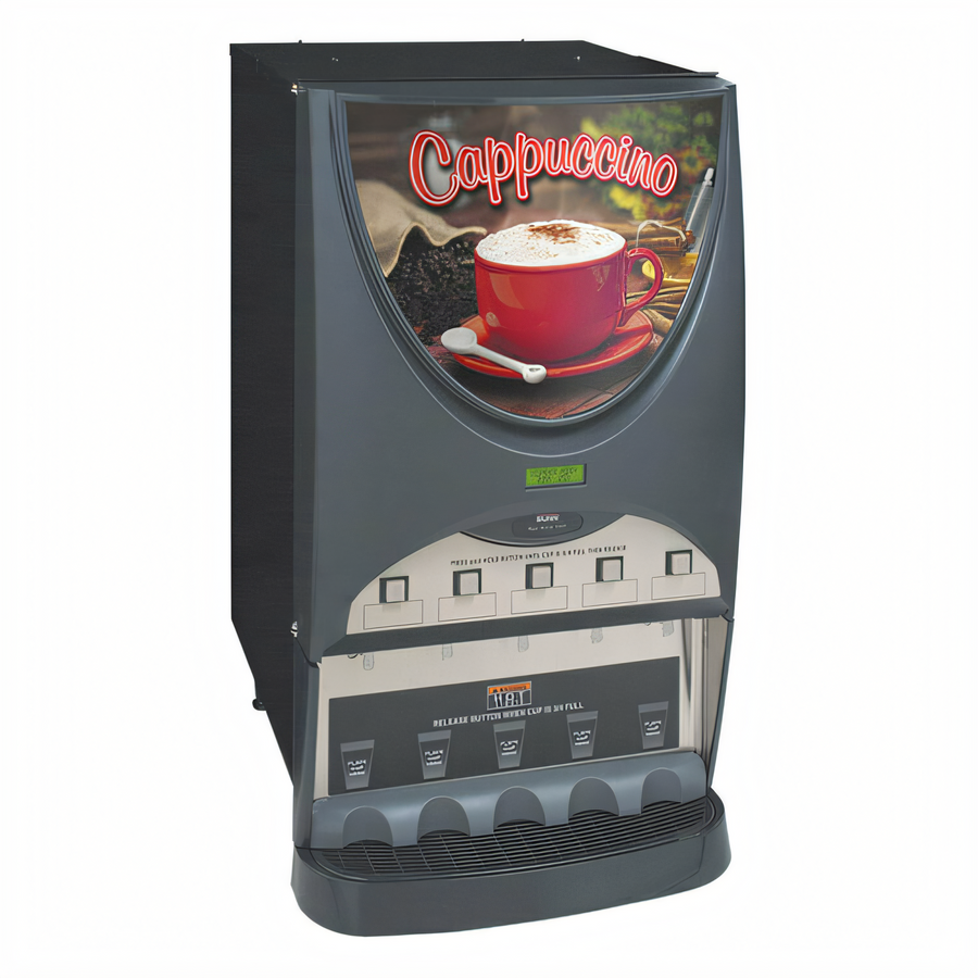 Product image #1 for BUNN iMIX-5S+ Silver Series Countertop Powder Beverage Dispenser with 5 Hoppers
