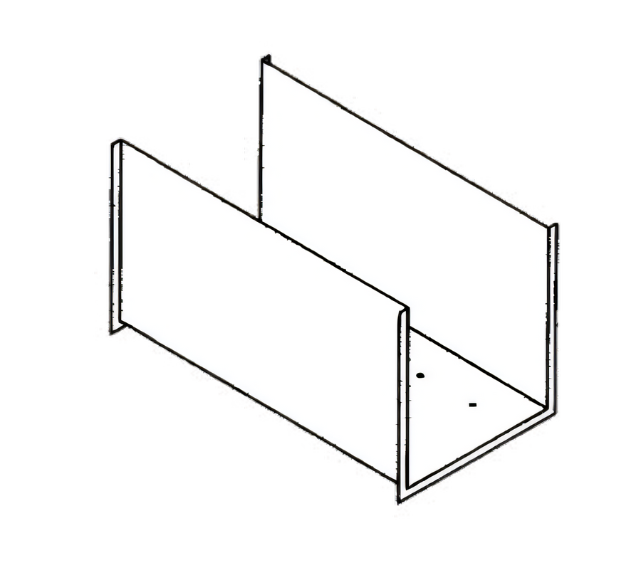 Product image #1 for John Boos Stainless Steel Single Platter Shelf for Work Tables, 26 x 13 Inches