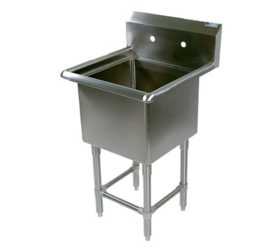 Product image #1 for John Boos Pro-Bowl 1-Compartment Stainless Steel Sink with 18 x 24 x 14 Inch Bowl and 10 Inch Backsplash