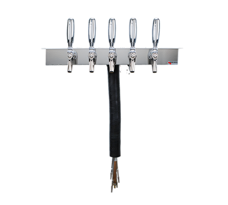 Product image #1 for Micro Matic Underbar 1-Column 5-Faucet Glycol-Cooled Draft Beer Dispenser