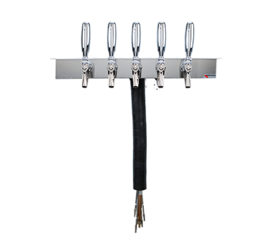 Product image #1 for Micro Matic Underbar 1-Column 5-Faucet Glycol-Cooled Draft Beer Dispenser