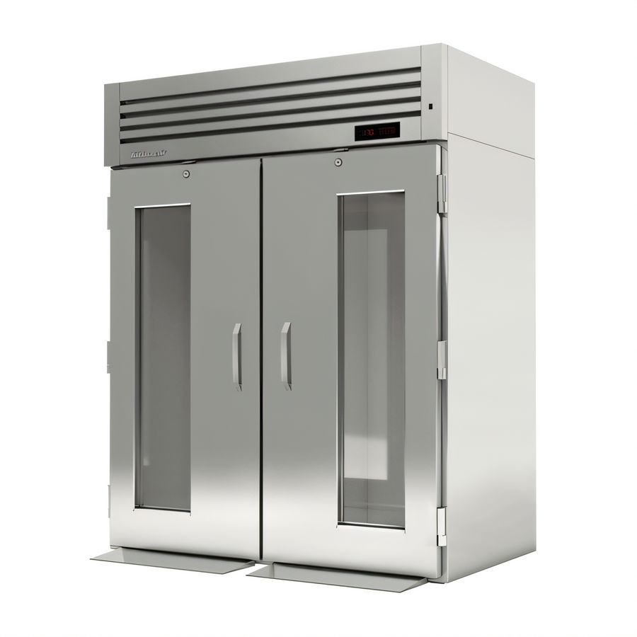 Product image #1 for Turbo Air PRO Series Roll-Thru Two-Section Heated Holding Cabinet with Glass-Window Doors