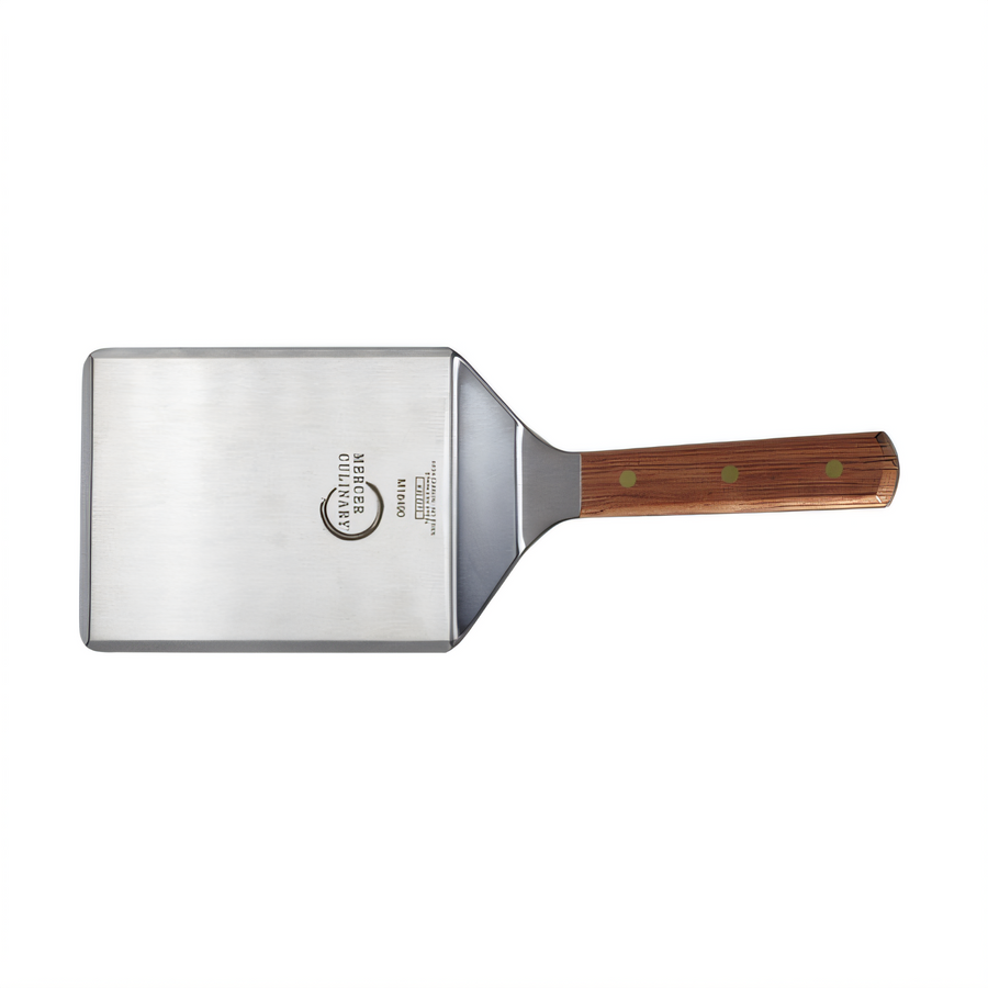 Product image #1 for Mercer Culinary Praxis Heavy-Duty Turner with Rosewood Handle, 6 x 5 Inch Blade