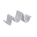 Thumbnail image #2 for American Metalcraft Whimsical White Melamine 2-Compartment Taco Holder