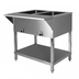 Thumbnail image #1 for 3-Pan Sealed Well Electric Steam Table with Open Shelf Base, 120V