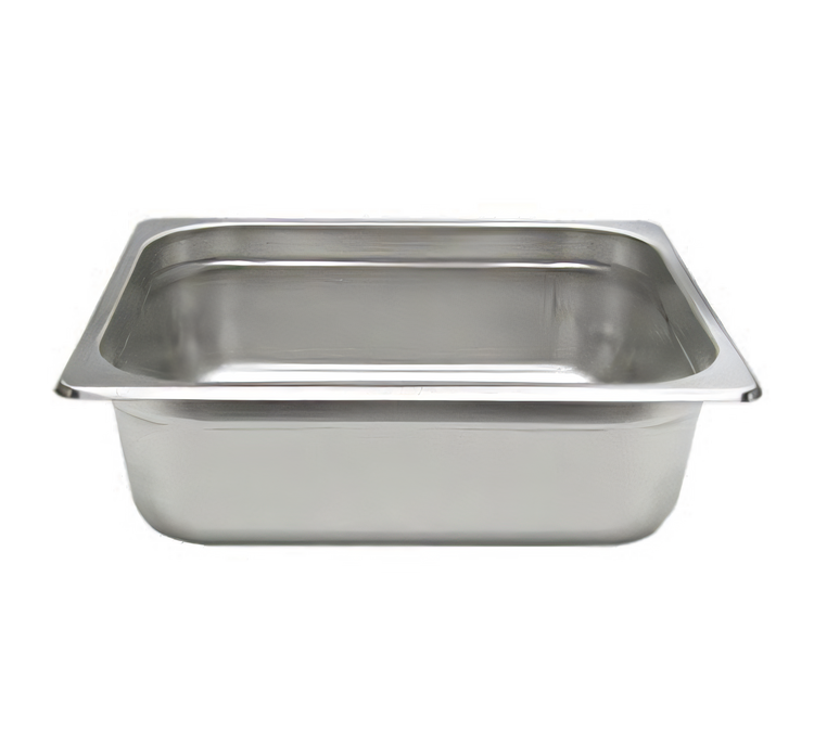 Product image #1 for NestWell Quarter-Size Solid Anti-Jamming Steam Table Pan, 4-Inch Deep, 24-Gauge Stainless Steel