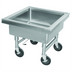 Thumbnail image #1 for Advance Tabco Special Value Series Portable Stainless Steel Utensil Cleaner and Soak Sink with Casters