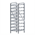 Thumbnail image #1 for Winco ALCR-9 9-Tier Stationary Aluminum Can Storage Rack for #5 and #10 Cans
