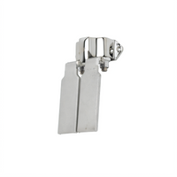 T&S Brass B-0509 Double Knee Pedal Valve with 2-1/2 Inch Inlet Centers