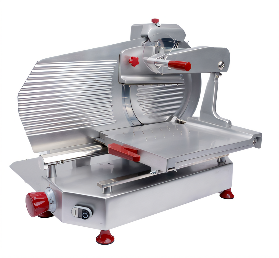 Product image #1 for Trento 14-Inch Electric Manual Feed Belt-Driven Commercial Meat Slicer, 1/2 HP, 110V