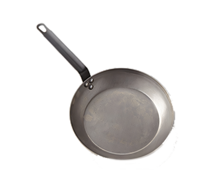 Product image #1 for American Metalcraft 12-Inch Carbon Steel Fry Pan, Uncoated, Induction Ready