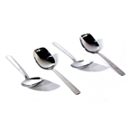 Thumbnail image #1 for Town Equipment 22806 Wonton Serving Spoon, 8-1/4"L, Stainless Steel