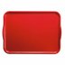 Thumbnail image #2 for Cambro Camtray® Rectangular Fiberglass Cafeteria Tray with Handles, 15 x 20 Inch, Cambro Red