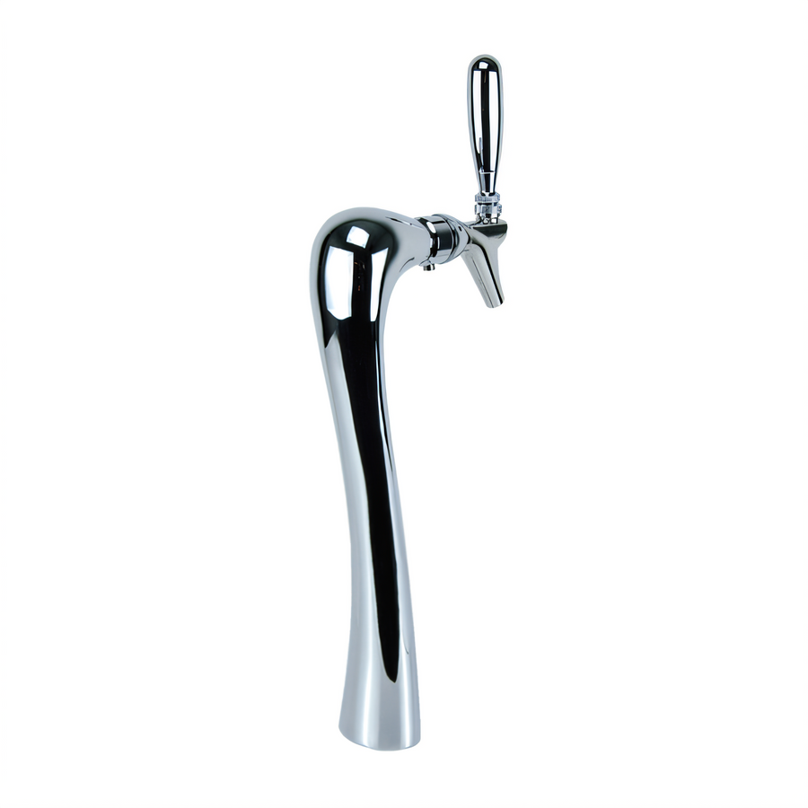 Product image #1 for Micro Matic Anaconda 1-Faucet Countertop Air-Cooled Draft Beer Tower, Chrome Finish