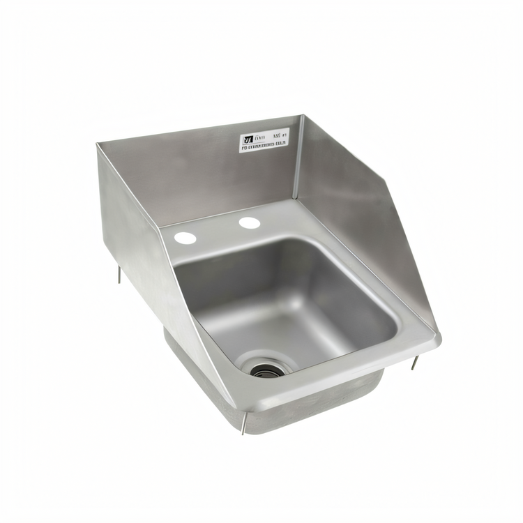Product image #1 for John Boos Pro-Bowl Single-Compartment Stainless Steel Drop-In Sink with Left and Right Side Splashes