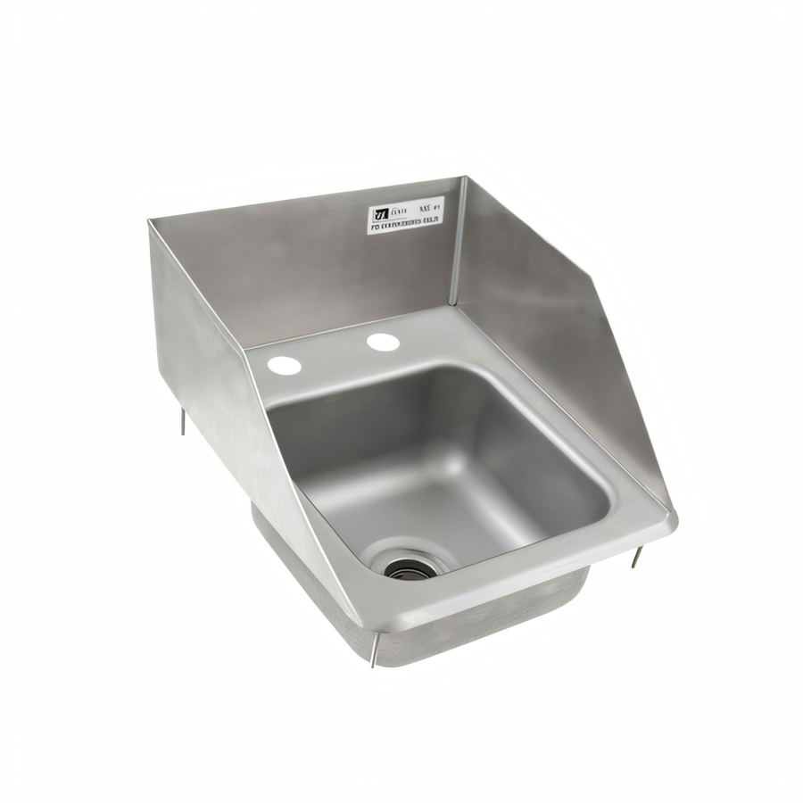 Product image #1 for John Boos Pro-Bowl Single-Compartment Stainless Steel Drop-In Sink with Left and Right Side Splashes