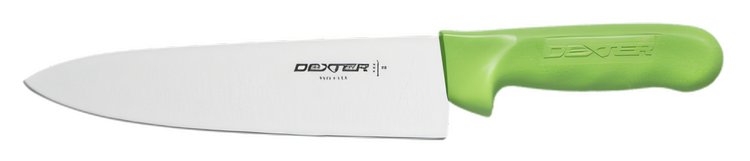 Product image #2 for Dexter Russell Sani-Safe 8-Inch Chef's Knife with Green Polypropylene Handle