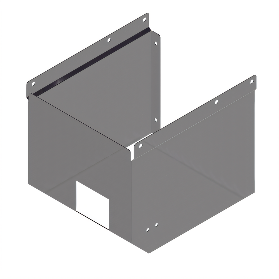 Product image #1 for John Boos Stainless Steel Apron for PBHS 9-Inch x 9-Inch Wall Mount Hand Sink, Deck Mount