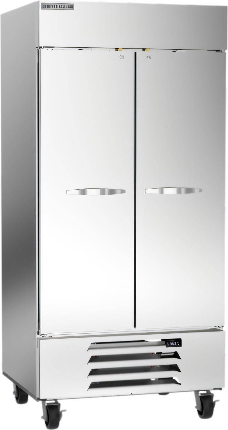 Product image #1 for Beverage-Air Horizon Series Two-Section Solid Door Reach-In Refrigerator, 35 Cu. Ft., Bottom Mount