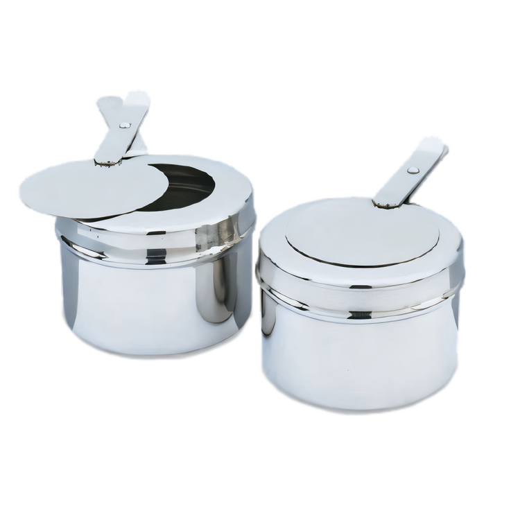 Product image #1 for Vollrath 8 oz Stainless Steel Chafer Fuel Holder for Chafers, Marmites & Urns