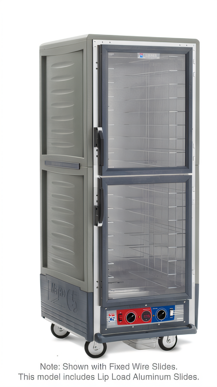 Product image #1 for Metro C5 3 Series Full-Height Mobile Heated Holding & Proofing Cabinet with Gray Insulation Armour and Dutch Clear Doors