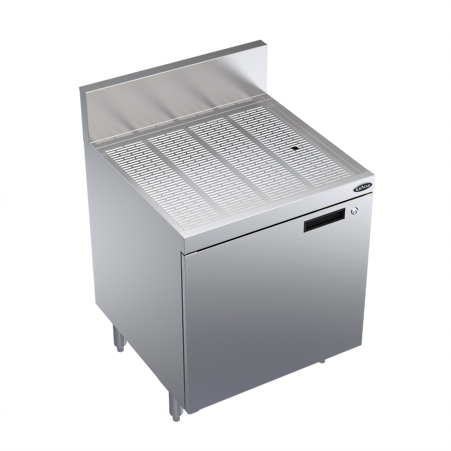 Product image #1 for Krowne Royal Series 24-Inch Freestanding Underbar Drainboard Cabinet Base with Locking Hinged Door