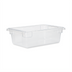 Thumbnail image #1 for Rubbermaid Commercial Clear Polycarbonate Food/Tote Box, 3-1/2 Gallon, 18 x 12 x 6 Inch