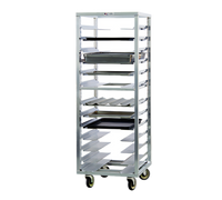 Mobile Universal Adjustable Pan Rack for 12 x 20 to 18 x 26 Pans, 13 Guides, 5-Inch Casters