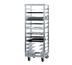 Thumbnail image #1 for Mobile Universal Adjustable Pan Rack for 12 x 20 to 18 x 26 Pans, 13 Guides, 5-Inch Casters