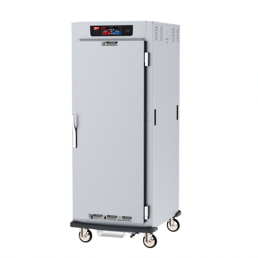 Product image #1 for Metro C5 9 Series Mobile Full-Height Pass-Thru Controlled Humidity Heated Holding and Proofing Cabinet with Solid Doors and Lip Load Slides