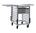 Thumbnail image #1 for New Age Mobile Aluminum Slicer/Mixer Stand with Pan Rack, 32 Pan Capacity