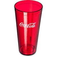 Coca-Cola 24 oz Ruby SAN Stackable Tumbler
