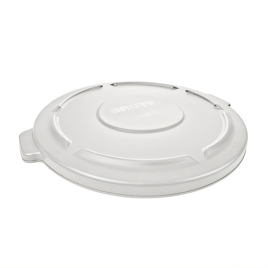 Product image #1 for BRUTE Flat Trash Can Lid for 55-Gallon Container, White