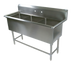 Thumbnail image #1 for John Boos Pro-Bowl 3-Compartment Stainless Steel Sink, 65-1/8