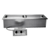 Thumbnail image #1 for Delfield Narrow Drop-In Electric Hot Food Well Unit, 2-Pan, With Drains