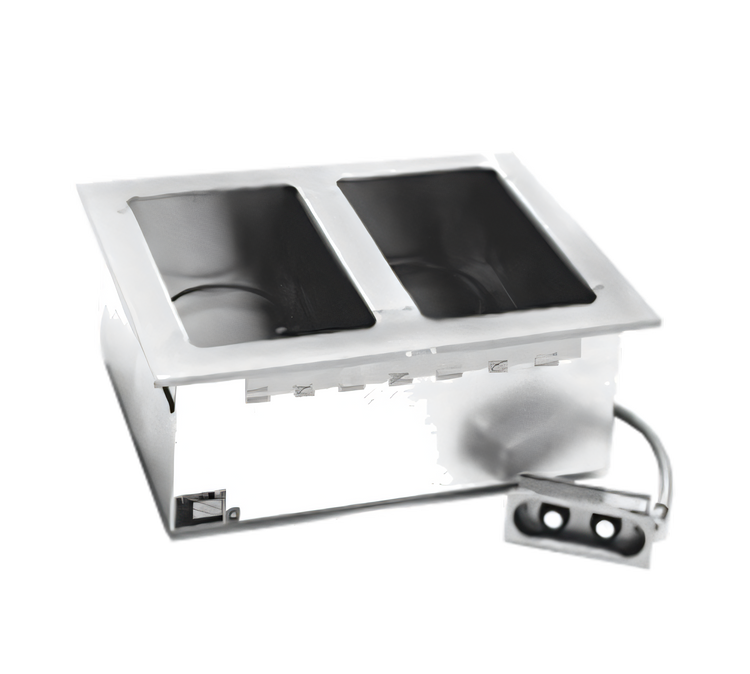 Product image #1 for Eagle Group GDI-2-240 Electric Drop-In Dry 2-Well Hot Food Well Unit with 12 x 20 Pan Wells, 240V